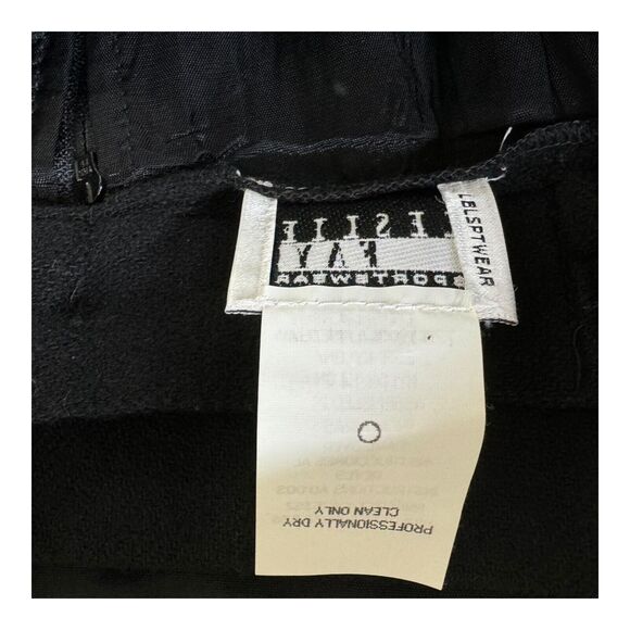 Vintage Leslie Fay Skirt Women 8 Black Straight Pencil BossBabe Witchy Academia - Picture 2 of 11